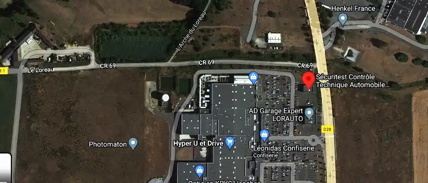 Prix contrôle technique à Hanches