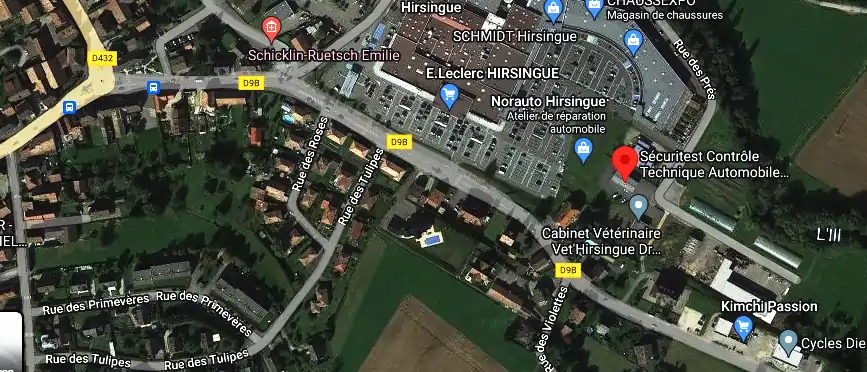 Prix contrôle technique à Hirsingue