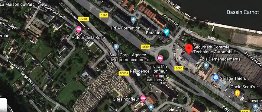 Prix contrôle technique à Honfleur