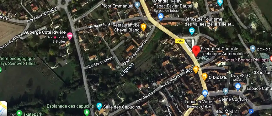 Prix contrôle technique à Is-sur-Tille