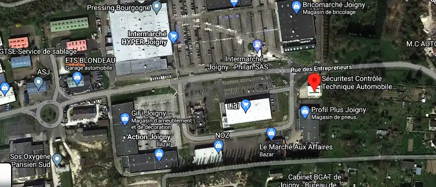 Prix contrôle technique à Joigny