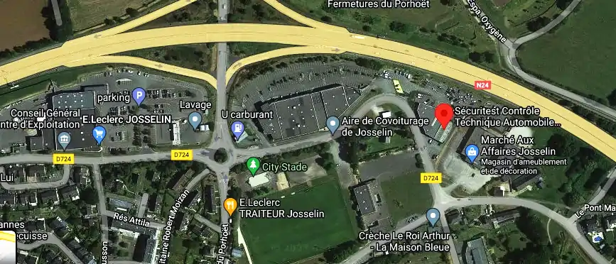 Prix contrôle technique à Josselin