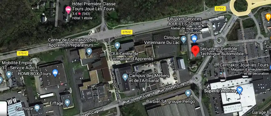 Prix contrôle technique à Joué-lès-Tours