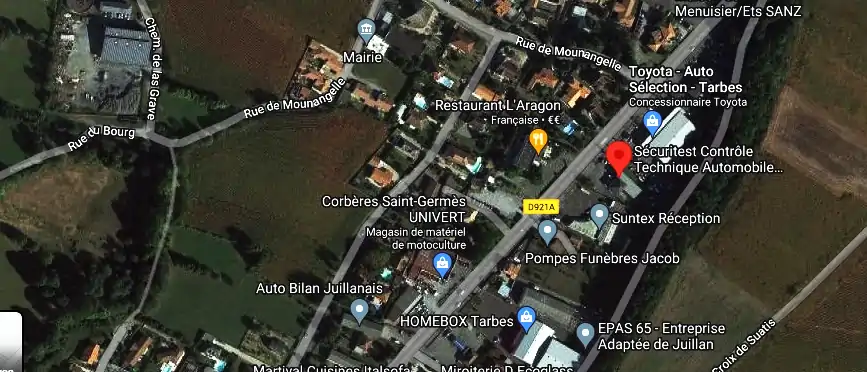 Prix contrôle technique à Juillan