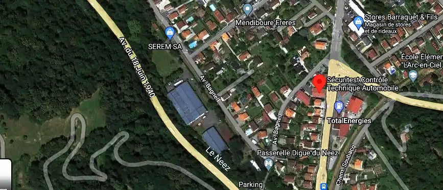 Prix contrôle technique à Jurançon