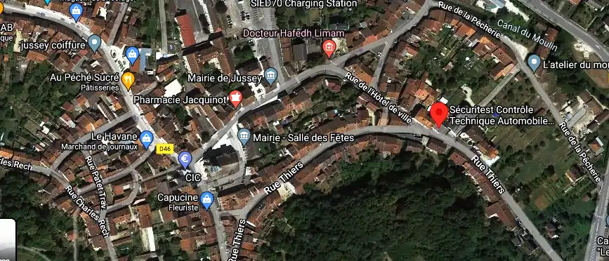 Prix contrôle technique à Jussey