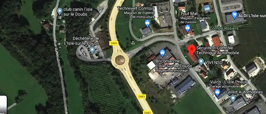 Prix contrôle technique à L'Isle-sur-le-Doubs