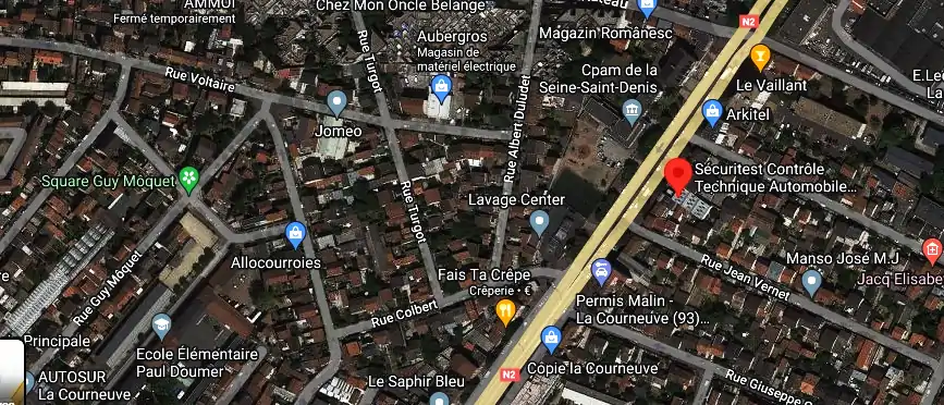 Prix contrôle technique à La Courneuve