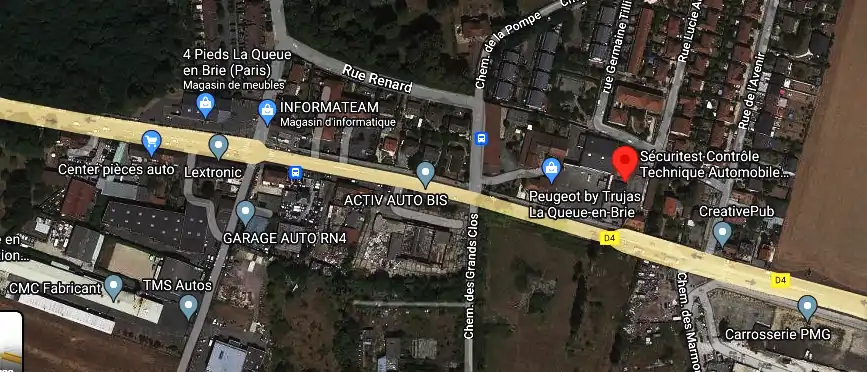 Prix contrôle technique à La Queue-en-Brie