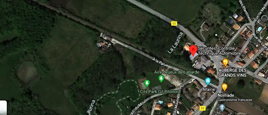 Prix contrôle technique à Labarde