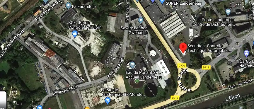 Prix contrôle technique à Landerneau