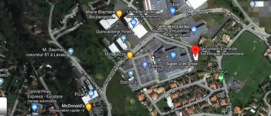 Prix contrôle technique à Lavaur