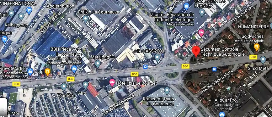 Prix contrôle technique à Le Bourget