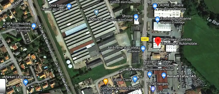 Prix contrôle technique à Le Coteau