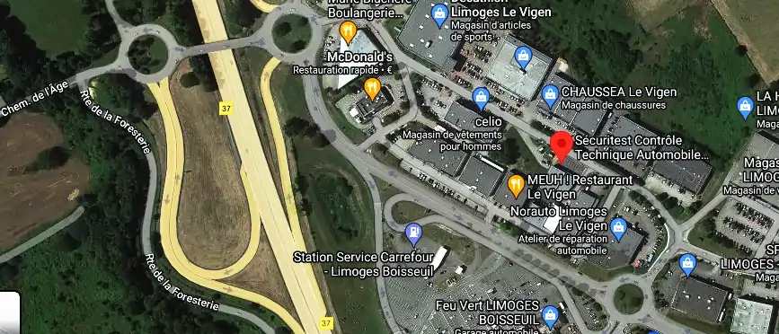 Prix contrôle technique à Le Vigen