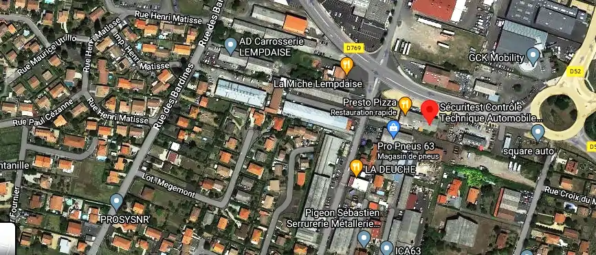 Prix contrôle technique à Lempdes