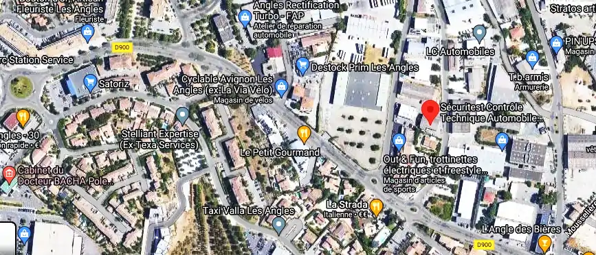 Prix contrôle technique à Les Angles