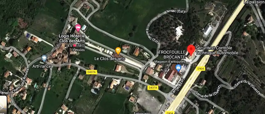 Prix contrôle technique à Les Mages