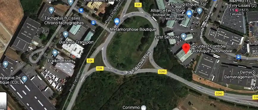 Prix contrôle technique à Lisses