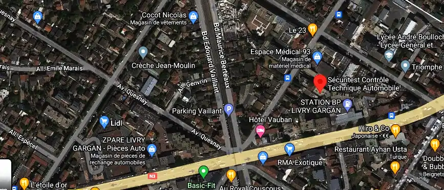 Prix contrôle technique à Livry-Gargan