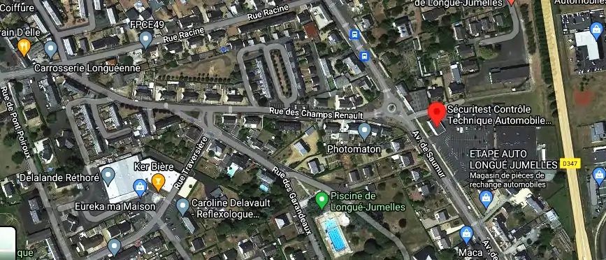 Prix contrôle technique à Longué-Jumelles