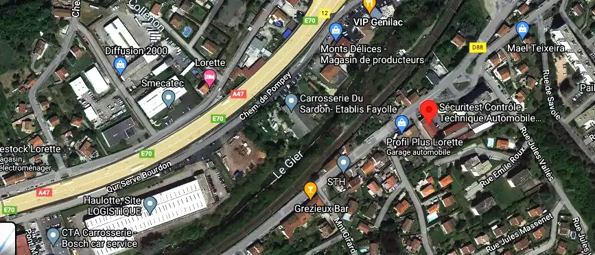 Prix contrôle technique à Lorette