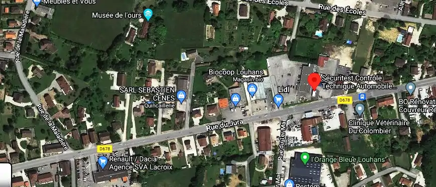 Prix contrôle technique à Louhans