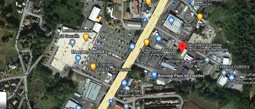 Prix contrôle technique à Lourdes