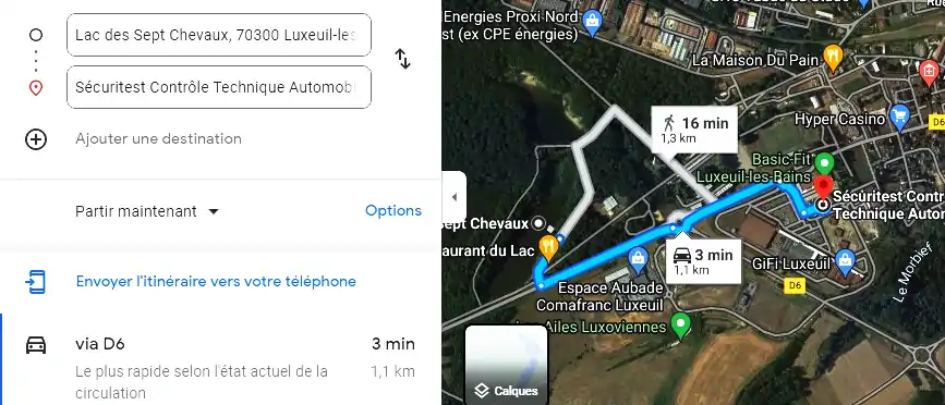 Sécuritest Contrôle Technique Automobile LUXEUIL LES BAINS à Luxeuil-les-Bains