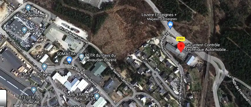 Prix contrôle technique à Marvejols