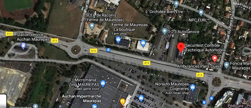 Prix contrôle technique à Maurepas