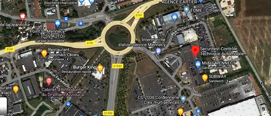 Prix contrôle technique à Mennecy