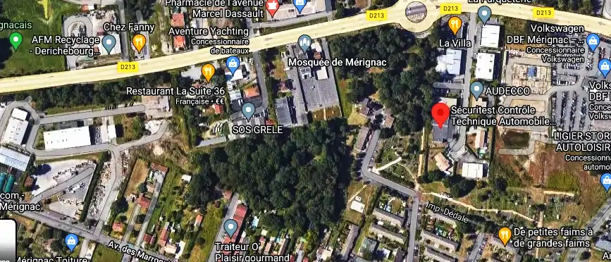 Prix contrôle technique à Mérignac