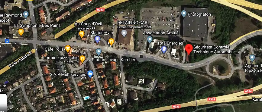 Prix contrôle technique à Metz