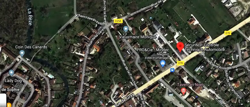 Prix contrôle technique à Mirebeau-sur-Bèze