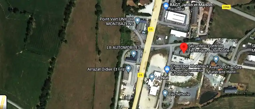 Prix contrôle technique à Montbazens