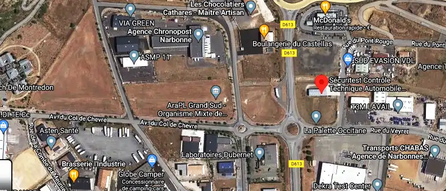 Prix contrôle technique à Montredon-des-Corbières