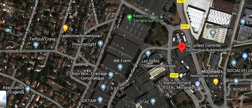 Prix contrôle technique à Morangis