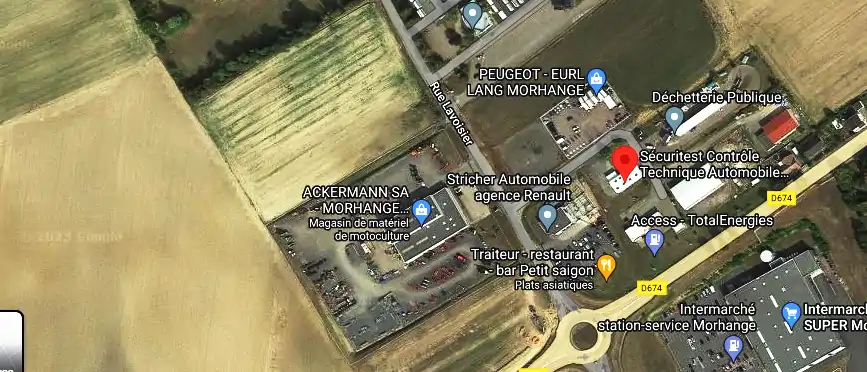 Prix contrôle technique à Morhange