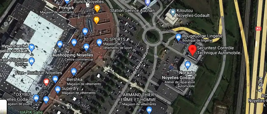 Prix contrôle technique à Noyelles-Godault