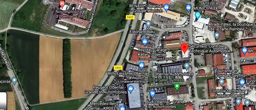 Prix contrôle technique à Obernai