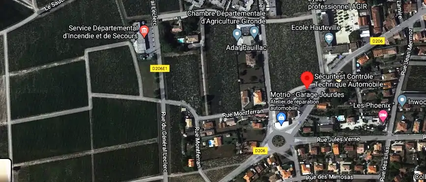 Prix contrôle technique à Pauillac