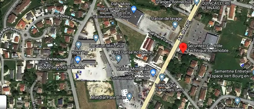 Prix contrôle technique à Péronnas