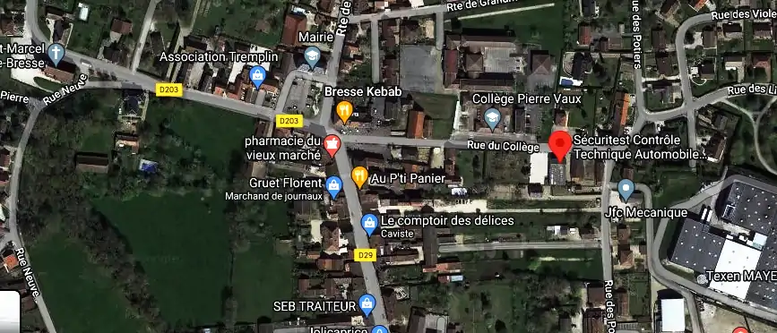 Prix contrôle technique à Pierre-de-Bresse