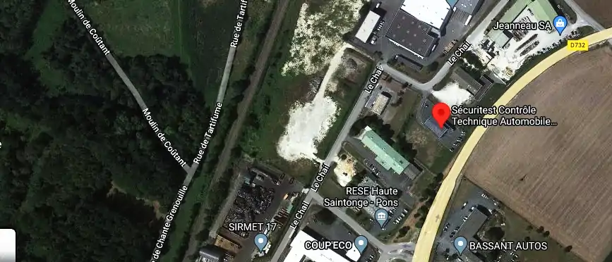 Prix contrôle technique à Pons