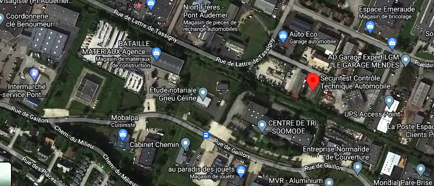 Prix contrôle technique à Pont-Audemer