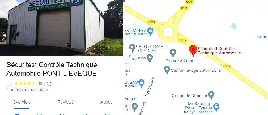 Prix contrôle technique à Pont-l'Évêque