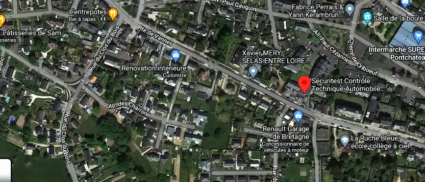 Prix contrôle technique à Pontchâteau