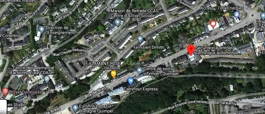 Prix contrôle technique à Quimper