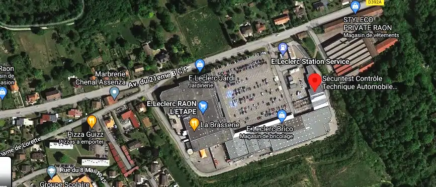 Sécuritest Contrôle Technique Automobile Raon L&rsquo;Etape à Raon-l'Étape